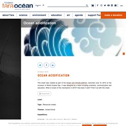 Acidification de l'Océan