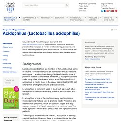 Acidophilus (Lactobacillus acidophilus)