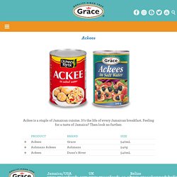 Ackees Jamaican cuisine - Gracefoods