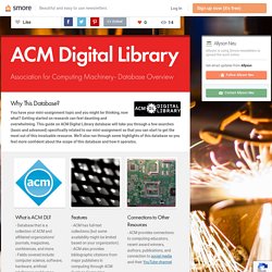 ACM Digital Library (Allyson)