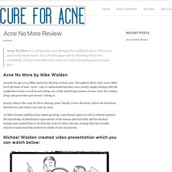 Acne No More Review