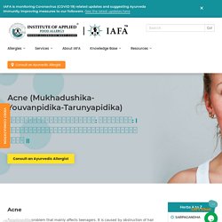 Acne Vulgaris l IAFA
