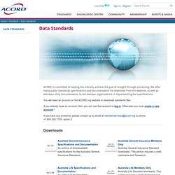 Data Standards