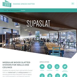 Acoustic Slatted Timber Wall Ceiling