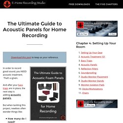 Acoustic Foam Panels: The Ultimate Guide for Home Studios