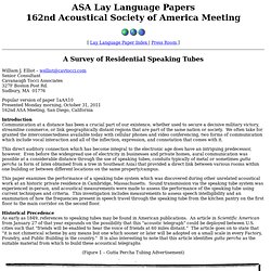 Acoustical Society of America - 161st Lay Language Papers