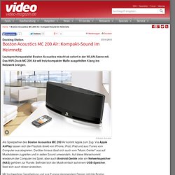 Boston Acoustics MC 200 Air: Kompakt-Sound im Heimnetz