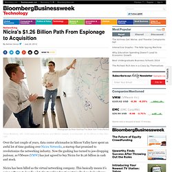Nicira's $1.26 Billion Path From Espionage to Acquisition