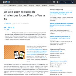 As app user acquisition challenges loom, Fiksu offers a fix