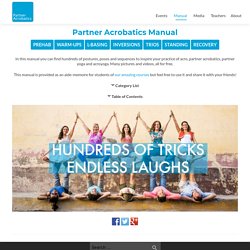 Partner Acrobatics Manual - Hundreds of Acro / Partner Yoga / Acroyoga moves