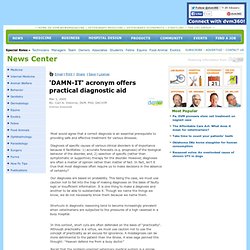 'DAMN-IT' acronym offers practical diagnostic aid