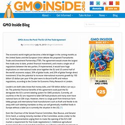 GMOs Across the Pond: The EU-US Free Trade Agreement
