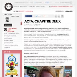 ACTA: chapitre deux