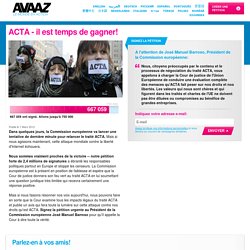 Cliquez ici pour stopper ACTA!