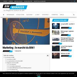 Marché du BIM Acteurs - Outils - Régions (Marketing) - BIM-MANAGER