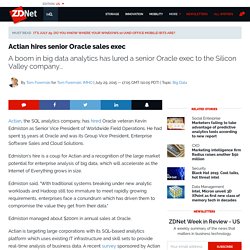 Actian hires senior Oracle sales exec