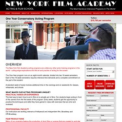 Acting For Film One Year Program