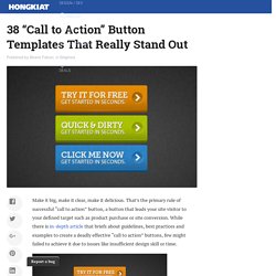 38 “Call to Action” Button Templates That Really Stand Out