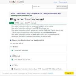 Blog.action1restoration.net review, security report! Is Blog.action1restoration.net safe website? - SiteSec.co