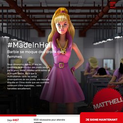 ActionAid - Barbie se moque des droits des femmes