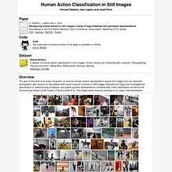 Actions from still images