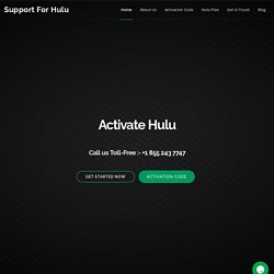 Setup and Activate Hulu account on Roku - Hulu-comactivate.com