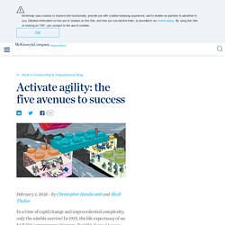 Activate agility: get these five things right