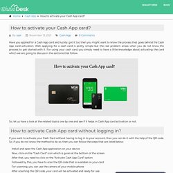 How to activate your Cash App card?