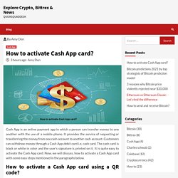 How to activate Cash App card using or without a QR code?