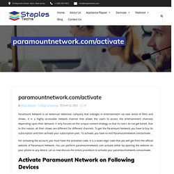 paramountnetwork.com/activate