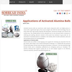 Activated Alumina Balls – Uses & Applications