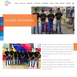 College activation Agencyin Delhi, India