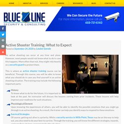 Active Shooter Training: What to Expect