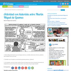 Actividad con historieta sobre Martín Miguel de Guemes