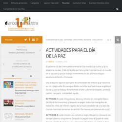Diario de una maestra » Blog Archive » ACTIVIDADES PARA EL DÍA DE LA PAZ