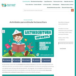 Actividades para estimular lectoescritura