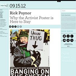 Why the Activist Poster is Here to Stay: Design Observer