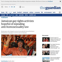 Jamaican gay rights activists hopeful of repealing anti-homosexuality law