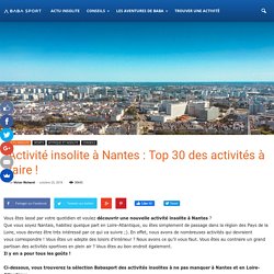 Activité insolite à Nantes : Top 30 des activités à faire !