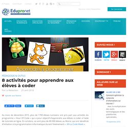 8 activités pour apprendre aux élèves à coder