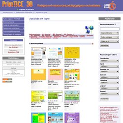 Activités en ligne - PrimTICE 38