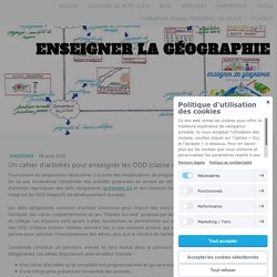 Un cahier d'activités pour enseigner les ODD (classe de 5e) - Site de enseigner-la-geographie !