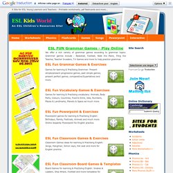 ESL Kids World Online Games and Activities for Classroom Teaching