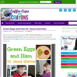 Green Eggs and Ham Dr. Seuss Activities
