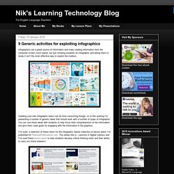 Nik's Learning Technology Blog: 9 Generic activities for exploiting infographics