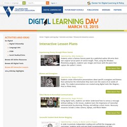 Activities and Ideas / Browse All Interactive Lessons