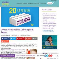 20 Fun Activities for Learning with Legos