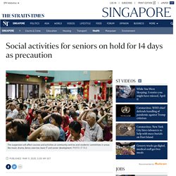 Social activities for seniors on hold for 14 days as precaution, Health News