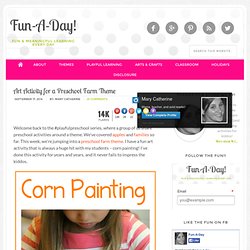 Art Activity for a Preschool Farm Theme - Fun-A-Day!