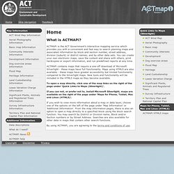 ACT Planning and Land Authority - ACTMAPi - ACT Government online interactive maps - Iceweasel